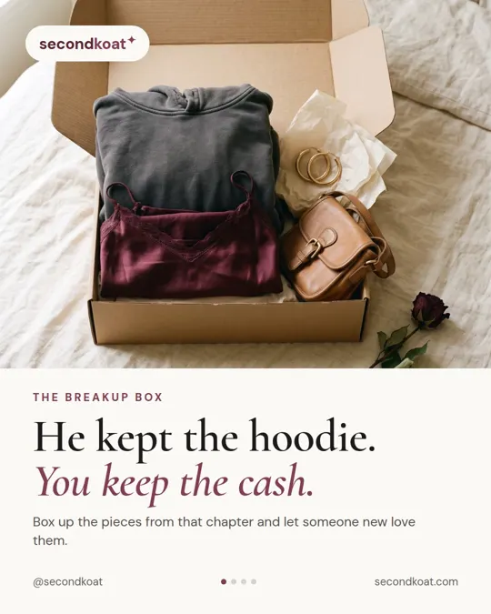 SecondKoat post: He kept the hoodie. You keep the cash.